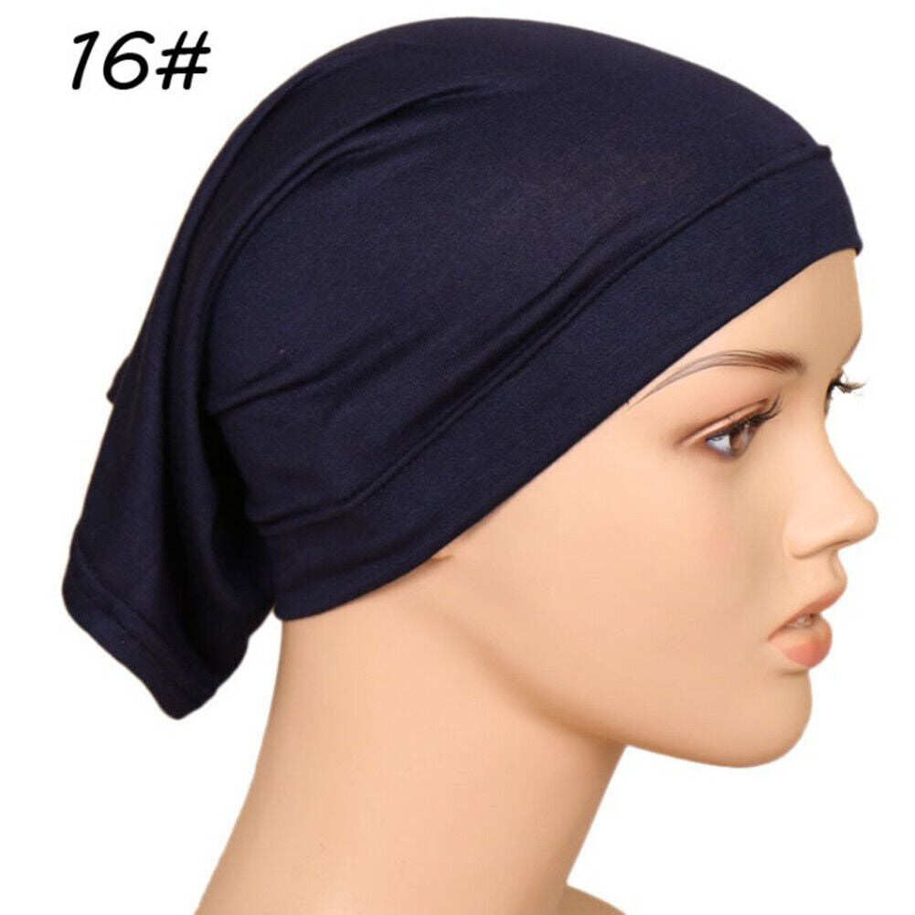 Muslim Head scarf Inner Hijab Caps Islamic Underscarf Ninja Scarf hat Unisex