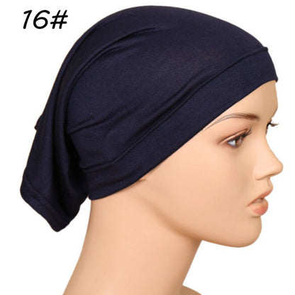 Muslim Head scarf Inner Hijab Caps Islamic Underscarf Ninja Scarf hat Unisex