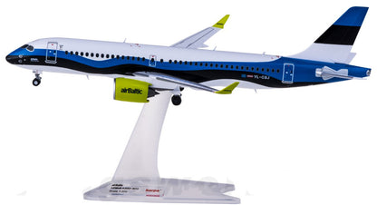 1:200 Herpa airBaltic AIRBUS A220-300 Passenger Airplane Diecast Aircraft Model