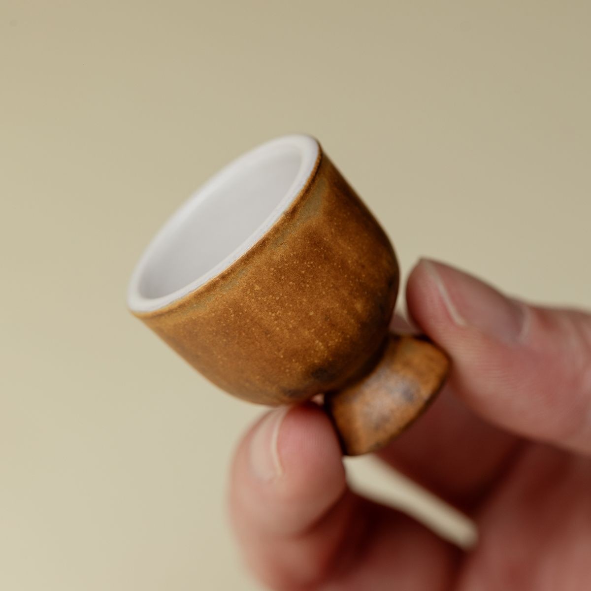 Rustic Ceramic Sake Set 150ml - Pot & Cup For Single Serving