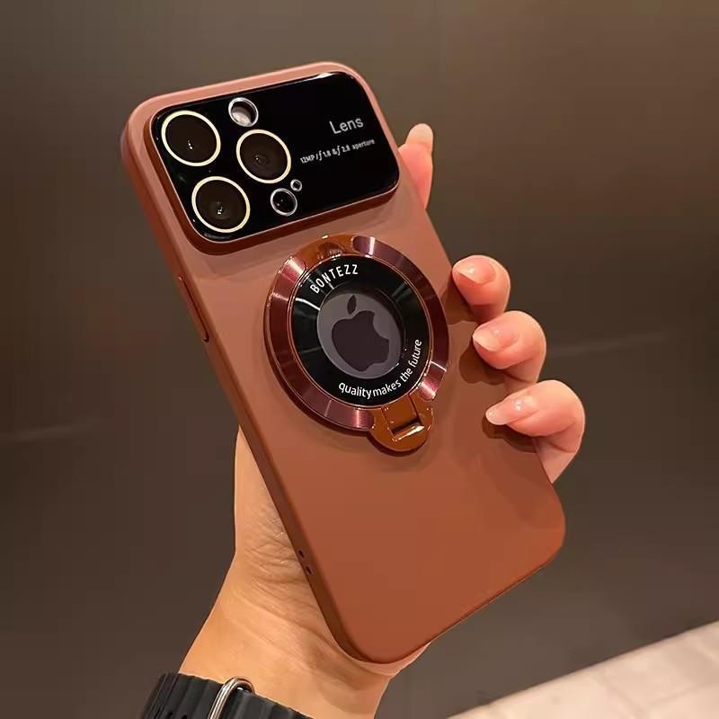 Suitable for iPhone 17.16.15 phone case large window magnetic bracket-usa