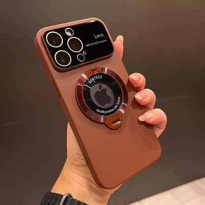 Suitable for iPhone 17.16.15 phone case large window magnetic bracket-usa