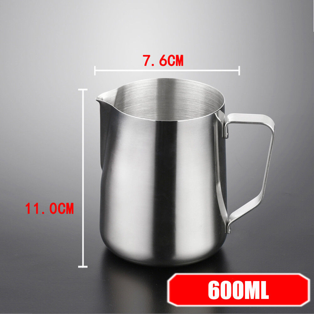 100-1500ML Barista Espresso Coffee Pitcher Latte Milk Cup Frothing Jug Steam New