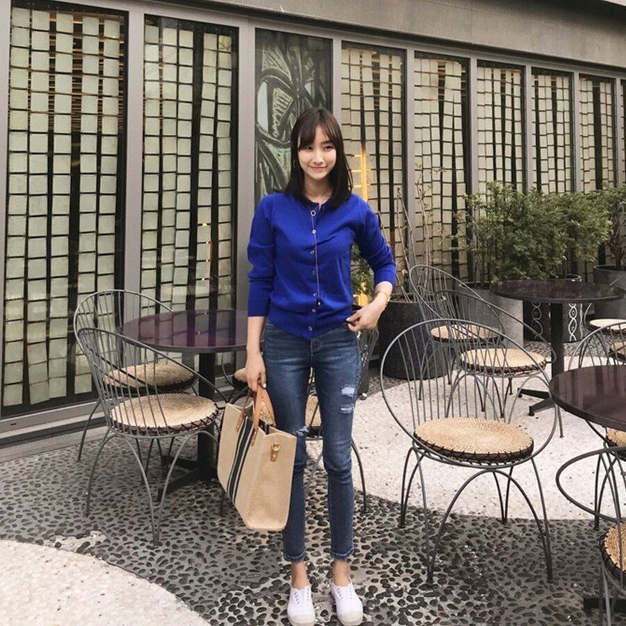 Fashion Large Canvas Handbag Vintage Striped Tote Bag Portable Briefcase Linen