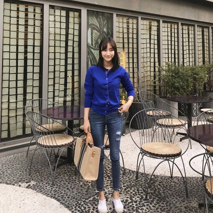 Fashion Large Canvas Handbag Vintage Striped Tote Bag Portable Briefcase Linen