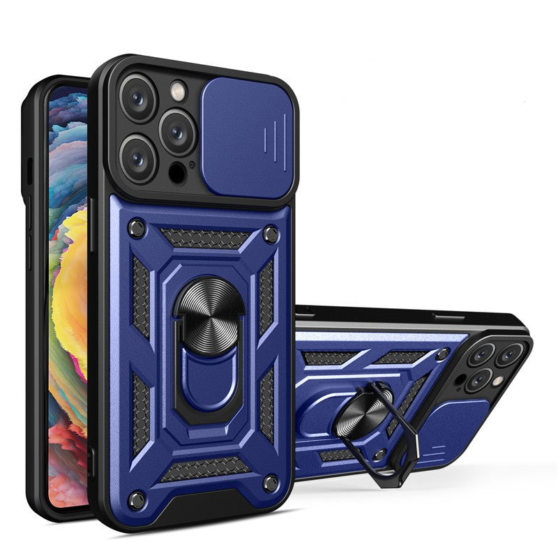 Suitable for iPhone 17 Pro Max Sergeant Ring Holder Phone Case Protective Cover