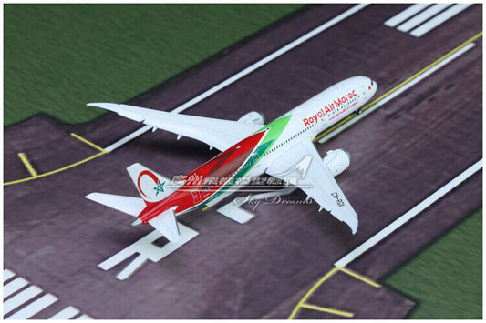 1:400 JC Wings Royal Air Maroc BOEING 787-9 Airplane Flap Down Diecast Model