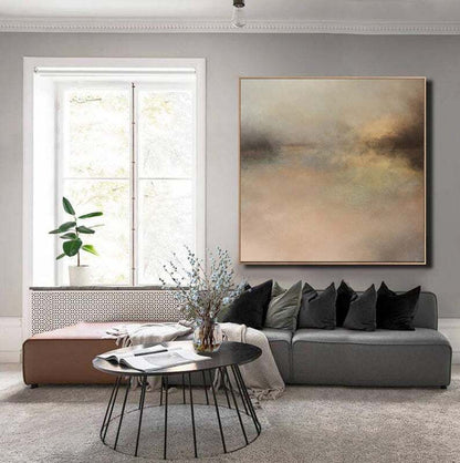 Abstract Painting Sea Painting Gold Painting Ocean Landscape Painting Ocean Art