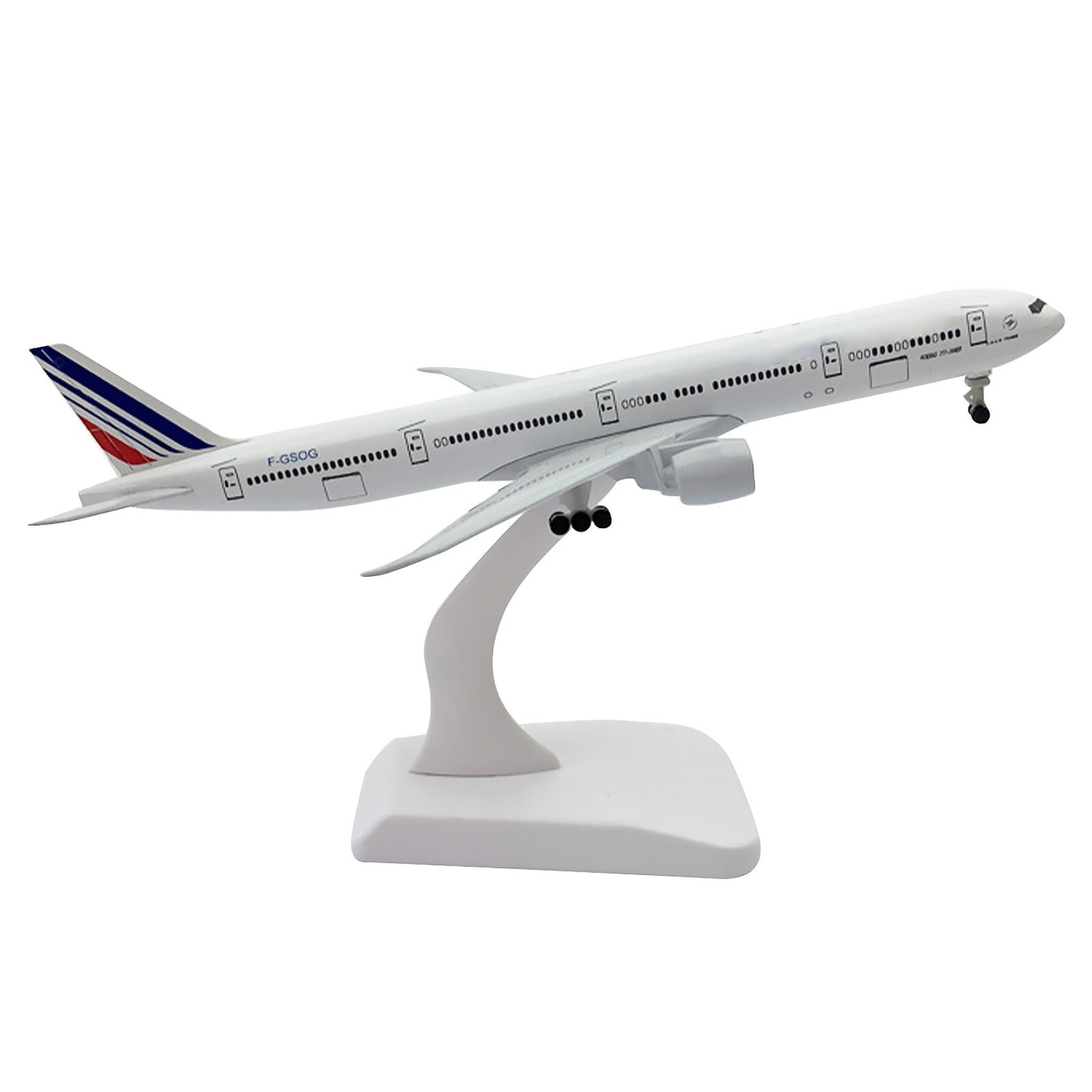 1:300 20cm Air France B777 Model Plane Alloy Diecast Airplane Airliner Ornaments