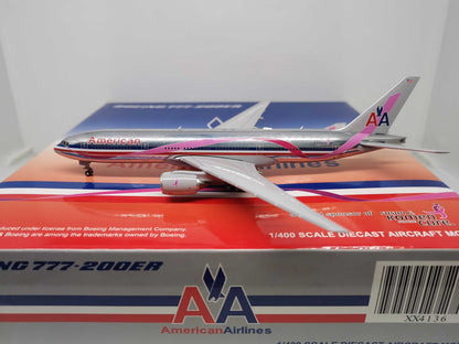 1:400 JC Wings AA BOEING B777-200ER Passenger Airplane Diecast Aircraft Model
