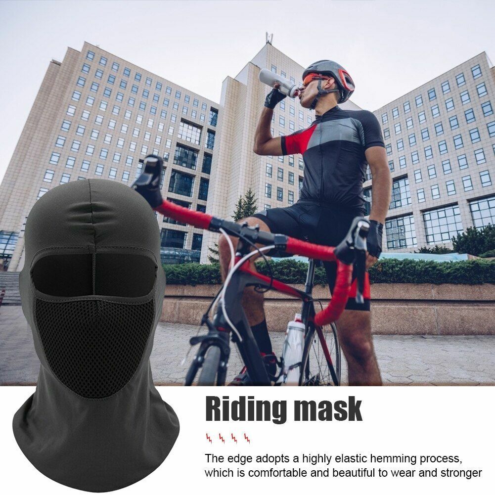 Motorcycle Full Cover Face Mask Cycling Balaclava Hat Lycra Outdoor Helmet Cap