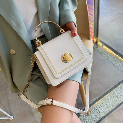 Leather Mini Crossbody Bags Summer Shoulder Bag Short Handle Phone Purse Handbag