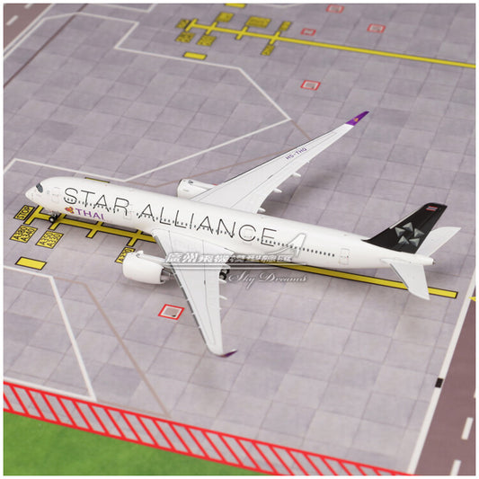 1:400 JC Wings THAI STAR ALLIANCE AIRBUS A350-900 Plane Diecast Aircraft Model