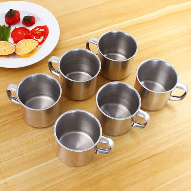 Outdoor Camping Hiking Tea Mug Cup Stainless Steel Coffee Cup