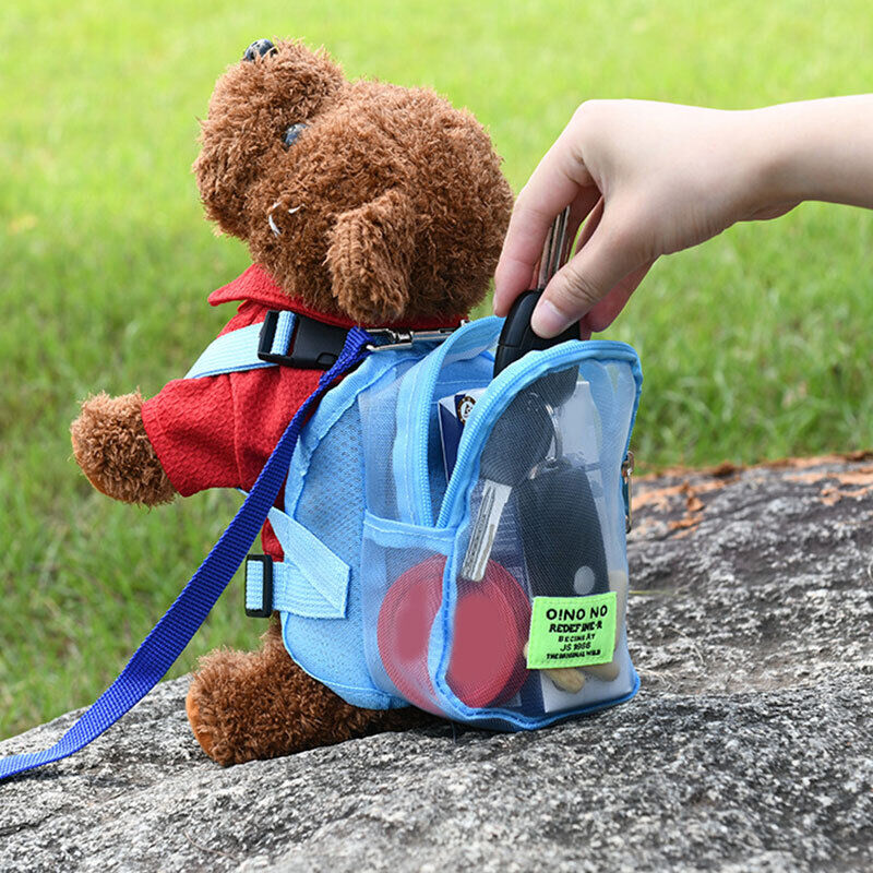 Pet Backpack Dog Backpack Storage Bag Transparent Traction Bag Backpack Portable