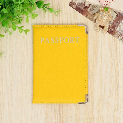 Unisex Pu Leather Passport Holder Passport Cover Worldwide Cover Passports Femme