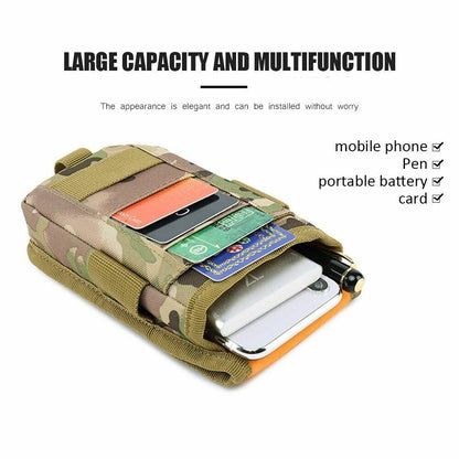 Outdoor Camouflage Bag Waist Belt Pouch Sports Hunting Multifunctional Tactical