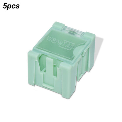 5Pack MD SMT Electronic Component Container Case Auto Lock Mini Storage Boxes d