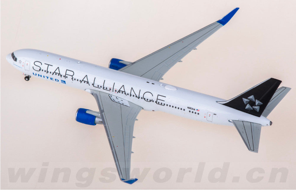 1:400 Geminijets United Airlines B767-300ER Passenger Airplane Diecast Model
