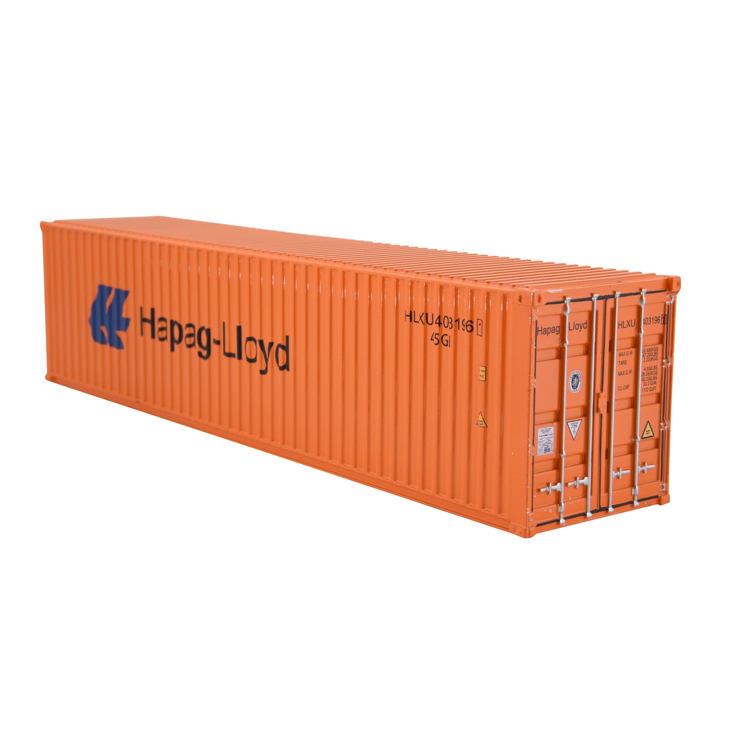 1:50 Hapag Lloyd 40GP Metal Shipping Container Model Toy Home Office Decor Gift