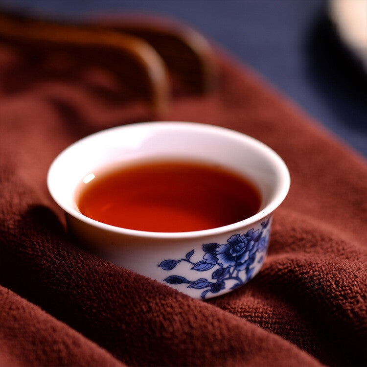 357g Ripe Puer Material Glutinous Rice Fragrant Shu Pu-erh Tea Cake Yunnan Pure