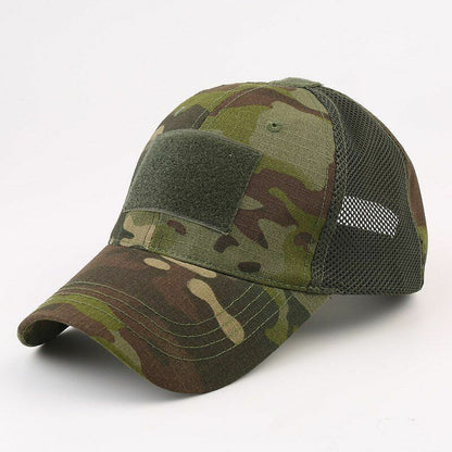 Tactical Hat Camouflage Sunscreen Outdoor Sport Hunting Camping Hiking Cap Brown