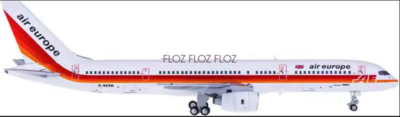 for NG MODEL Air Europe for Boeing 757-200 G-BKRM 1:400 Aircraft Pre-built Model