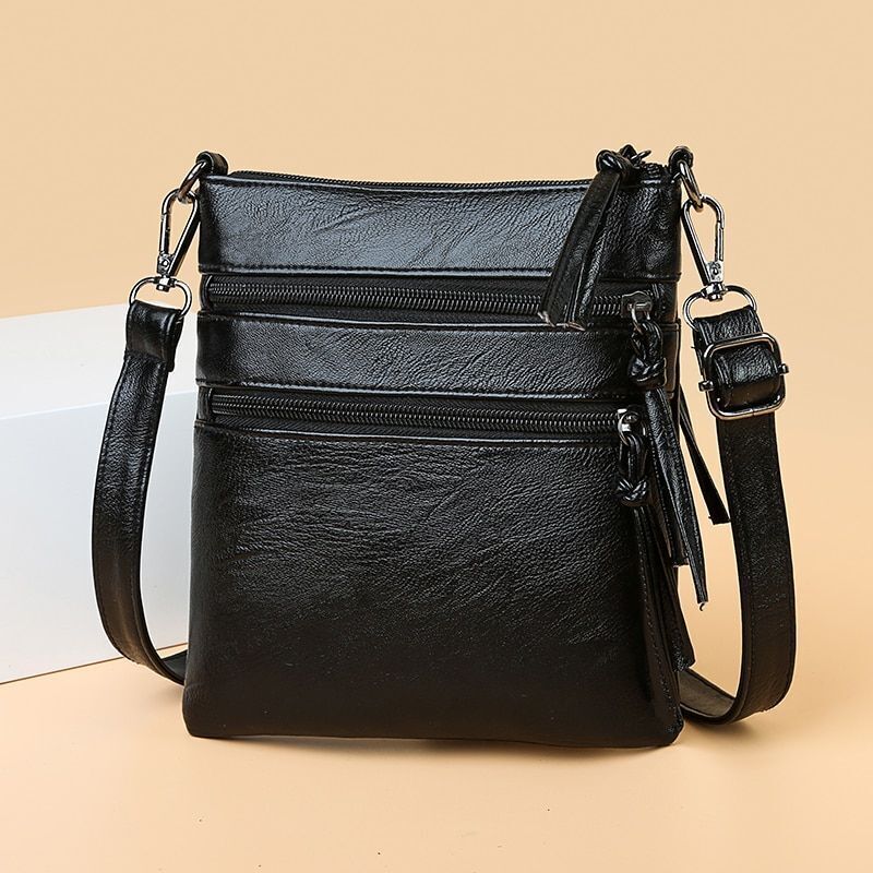 Small Shoulder Bag Synthetic Leather Crossbody Bag Messenger Bag Handbag Purse