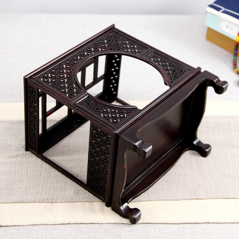 Ebony Wood Statue Altar Butsudan Shrine God Zen House Buddhist Display Rack