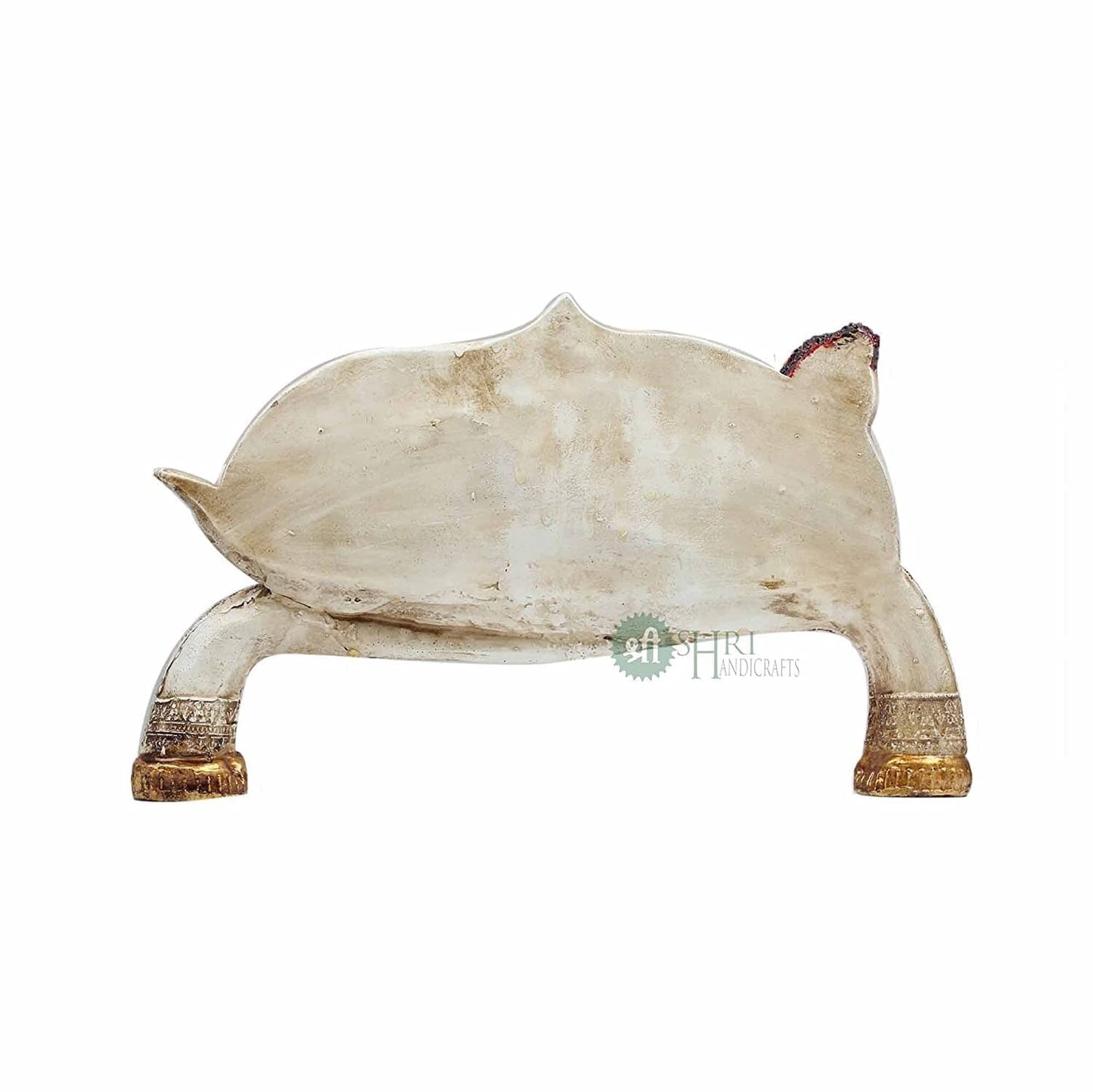 Polyresin Handmade Buddha Sleeping Idol Stone Finish Meditating Figurine Statue