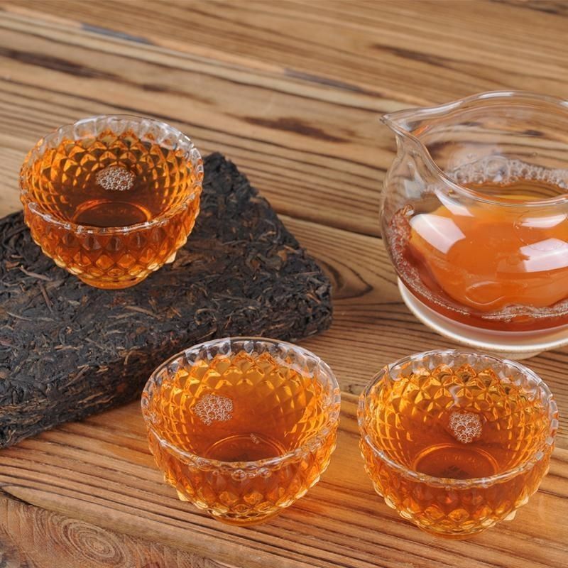 1986 Yunnan Tong Qing Hao Puerh Tea Brick Yiwu Old Tree Pu-erh Pu'er Tea 250g