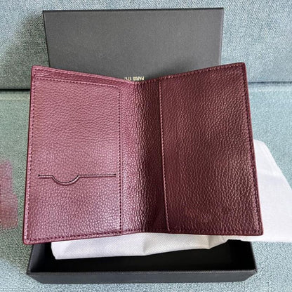 Genuine Leather Cover Case Travel Passport Holder Vintage Card Holder Wallet 1PC