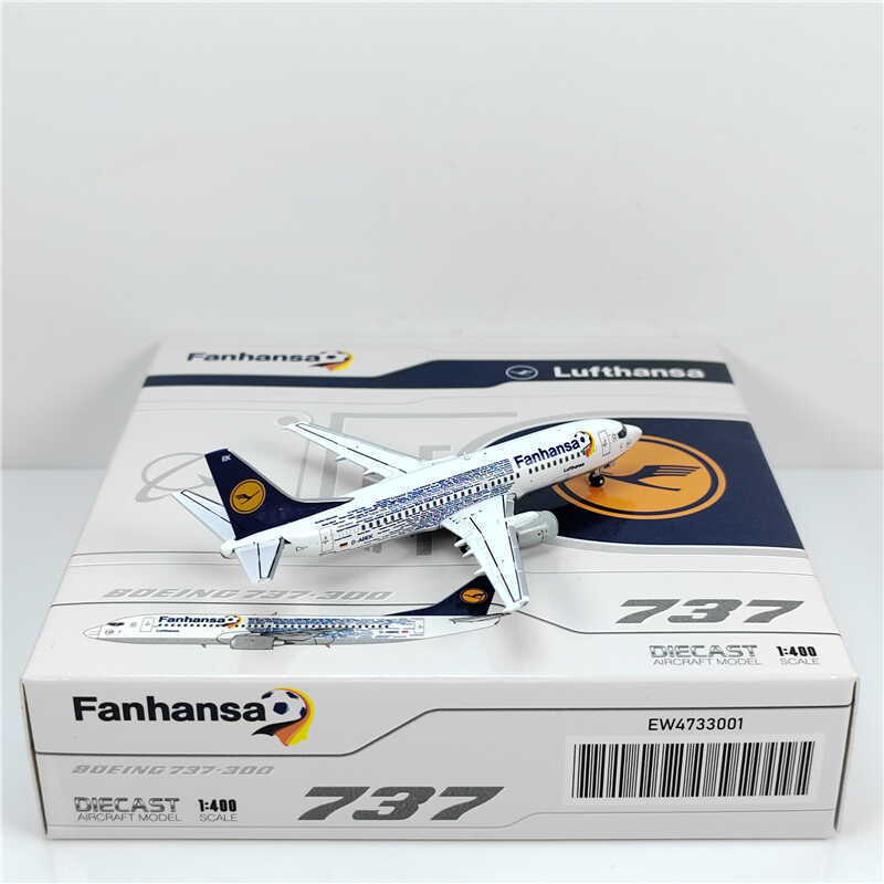 1:400 JC Wings Lufthansa BOEING B737-300 Passenger Airplane Diecast Model