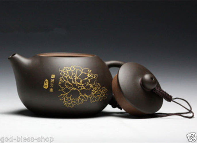 Tea Pot+2 Tea Cups Yixing Teapot Kettle Flask Bottle Purple Sand Teapot on Sales