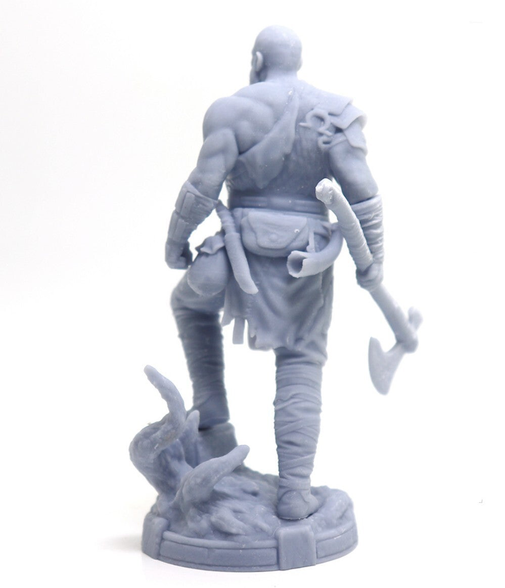 1/24 resin figure model Fantasy Warrior God of War Unassembled unpainted