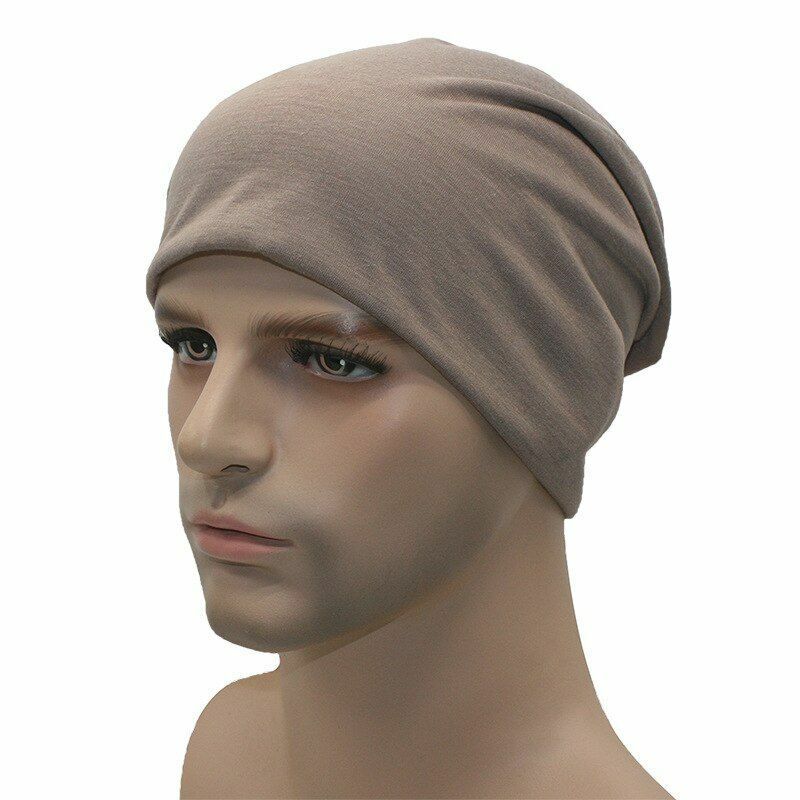 Fashion Bonnet Hat Autumn Knitted Solid Color Beanie Spring Casual Soft Turban