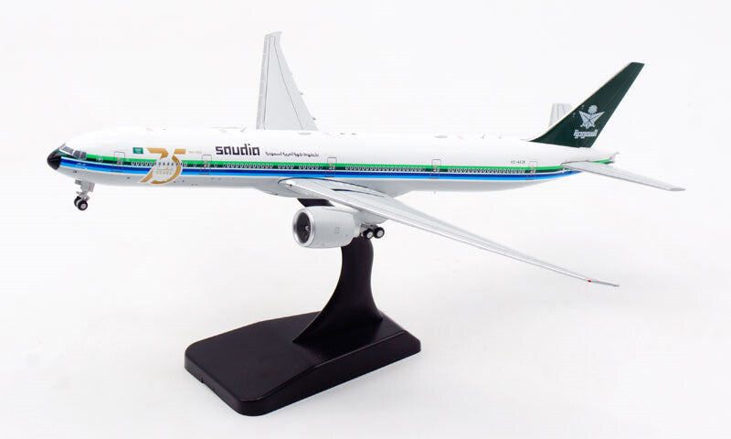 JC Wings Saudia FOR BOEING B777-300ER HZ-AK28 75TH 1/400 Plane Pre-built Model