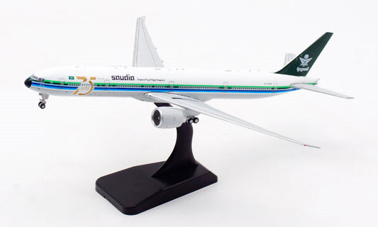 JC Wings Saudia FOR BOEING B777-300ER HZ-AK28 75TH 1/400 Plane Pre-built Model