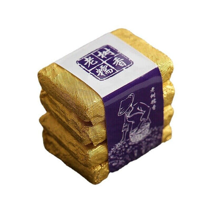 500g Yunnan Pu-erh Ripe Tea Glutinous Aromatic Mini Square Brick Tea Thin Slices