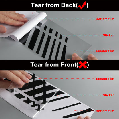 Graphics Side Skirt Stripe Car Sticker For Nissan Titan Racing Sport Vinyl Decal