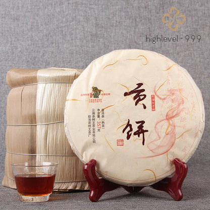357g Ripe Pu'er Tea Menghai Seven Son CakeYunnan Tea Cake Bulk