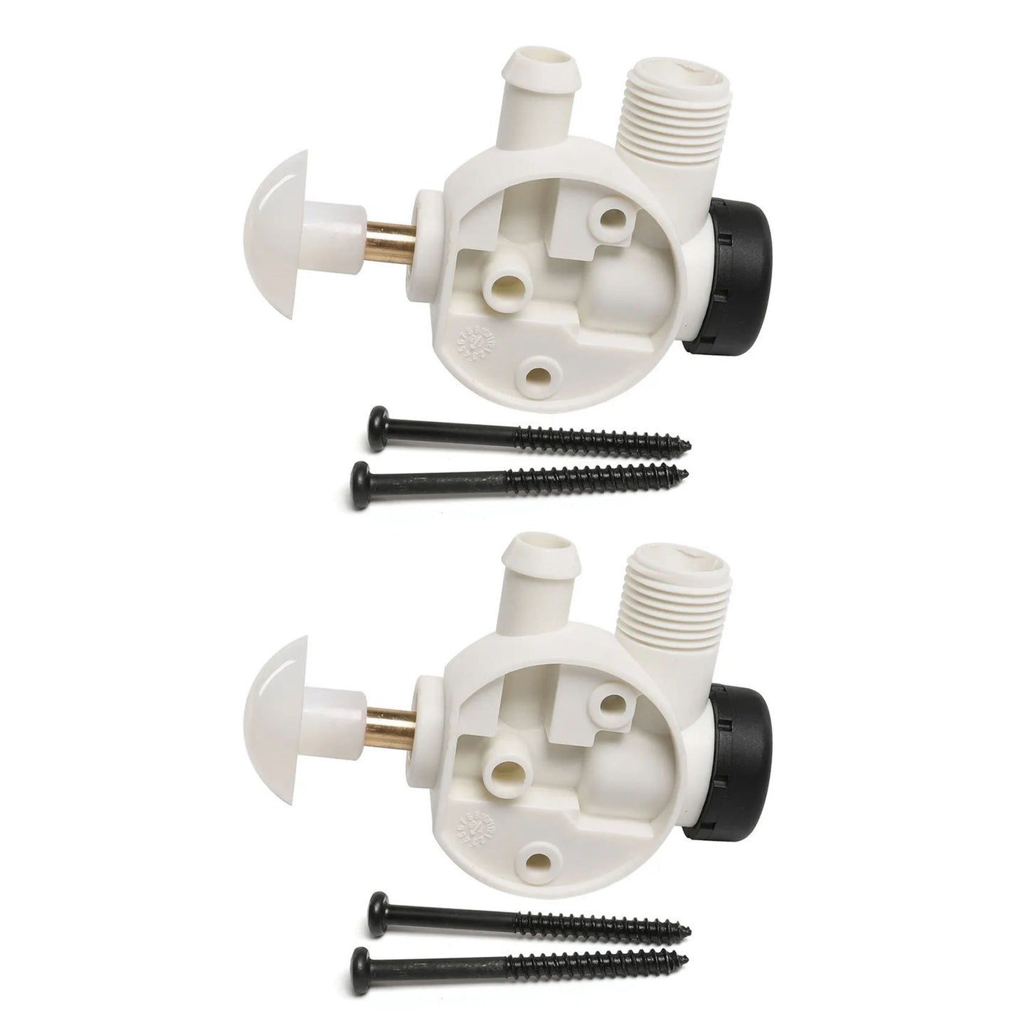 2* Plastic RV Toilet Water Valve Kit Replace For Dometic/Sealand 385314349