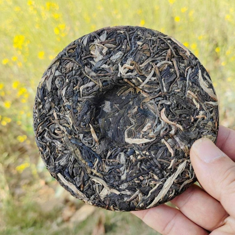 100g Raw Pu'er Tea Daxue Mountain Ancient Tree Mini Tea Cake Mengku Yunnan