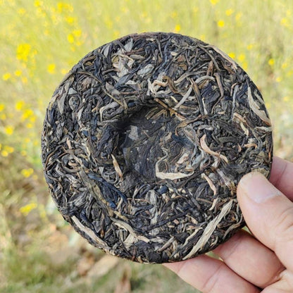 100g Raw Pu'er Tea Daxue Mountain Ancient Tree Mini Tea Cake Mengku Yunnan