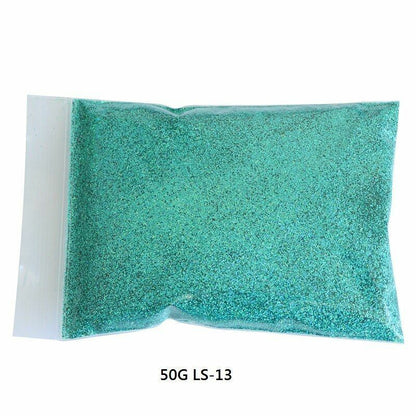 50G/Bag Holographic Glitter Nail Art Decoration Powder Pigment Laser Dust Sequin