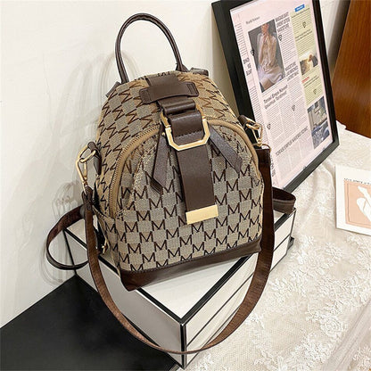 Women Small Backpack School Bag Teenager Girls PU Leather Rucksack Shoulder