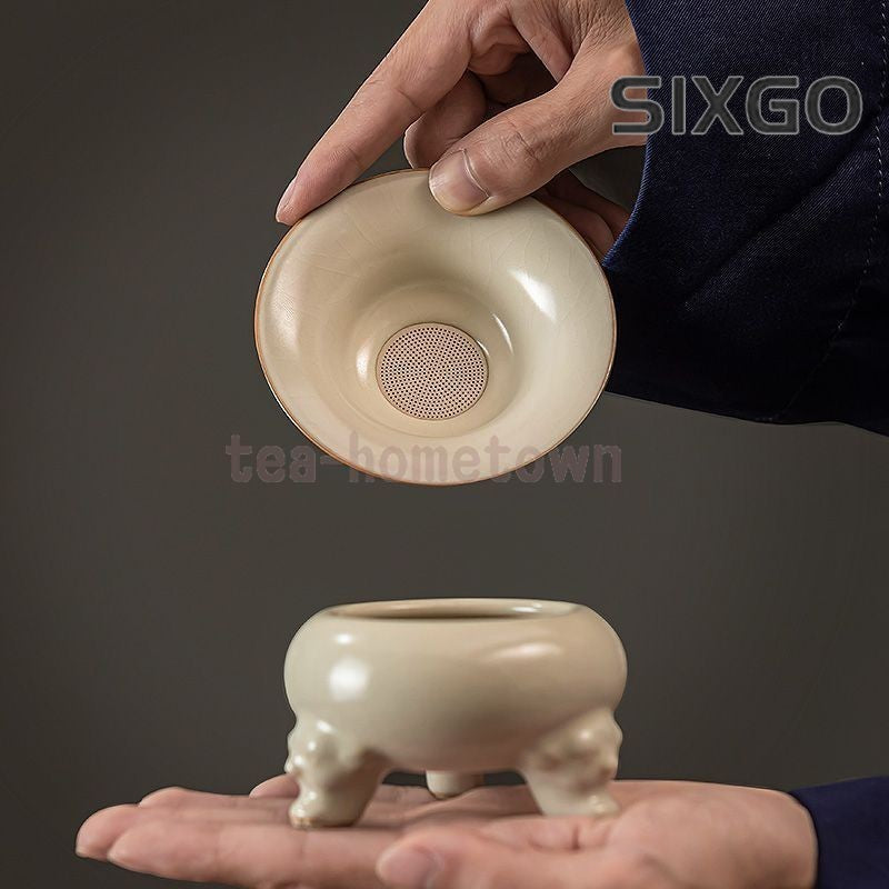 Ru Kiln Tea Leakage Tea Filtration Tea-water Separation Tea Set Accessories