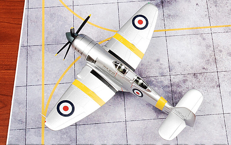 WITTY Hawker Sea Fury T20s Royal Navy VZ345 1/72 diecast plane model aircraft