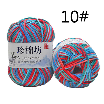 Hot Sale 50g Soft Crochet Yarn DIY Hand Milk Baby Cotton Knitting Wool Yarn
