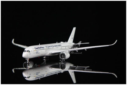 1:400 JC Wings Lufthansa AIRBUS A350-900XWB Airplane Flap Down Diecast Model